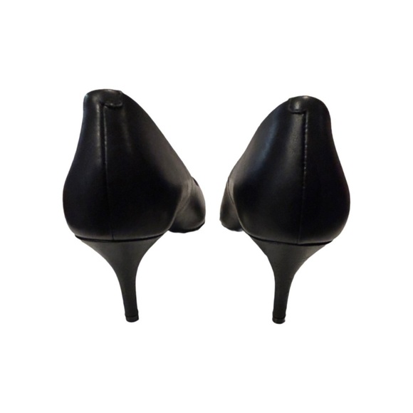 Cole Haan Kyle Black Leather Pumps Size 7 - Picture 5 of 7